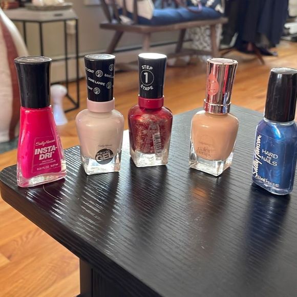 Sally Hansen Makeup Set Of Fivesally Hansen Nail Polishes Poshmark